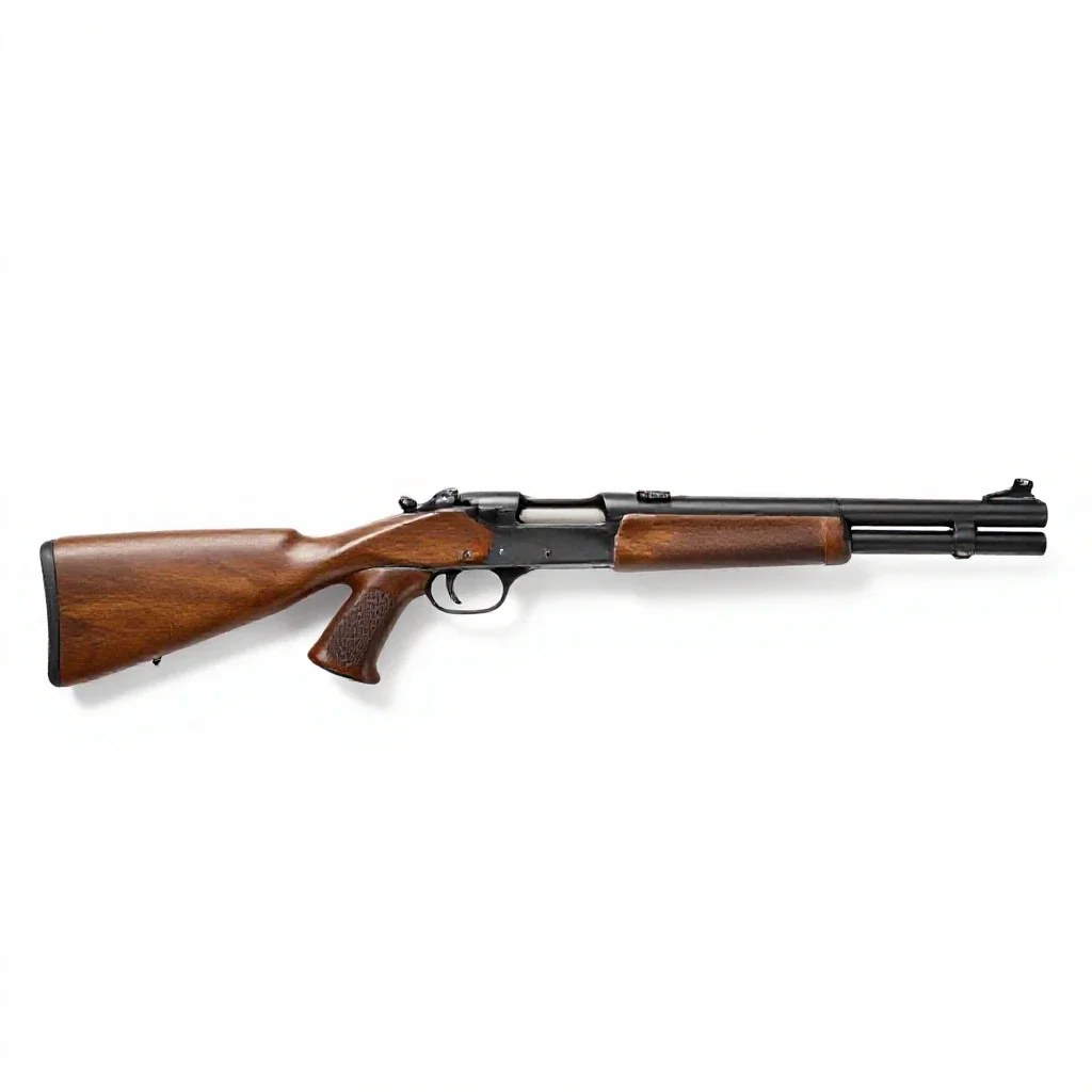 Repeating firearm isolated on a white background