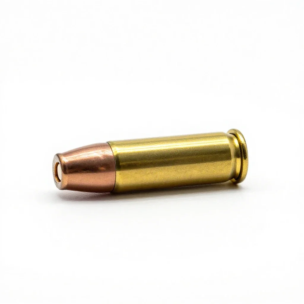 Rifle ball isolated on a white background