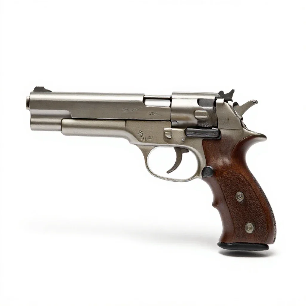 Set gun isolated on a white background