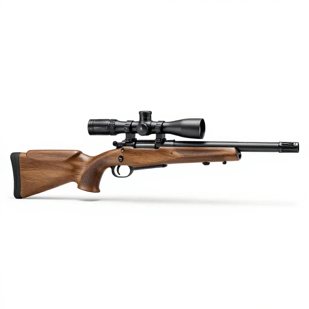 Sniper rifle isolated on a white background
