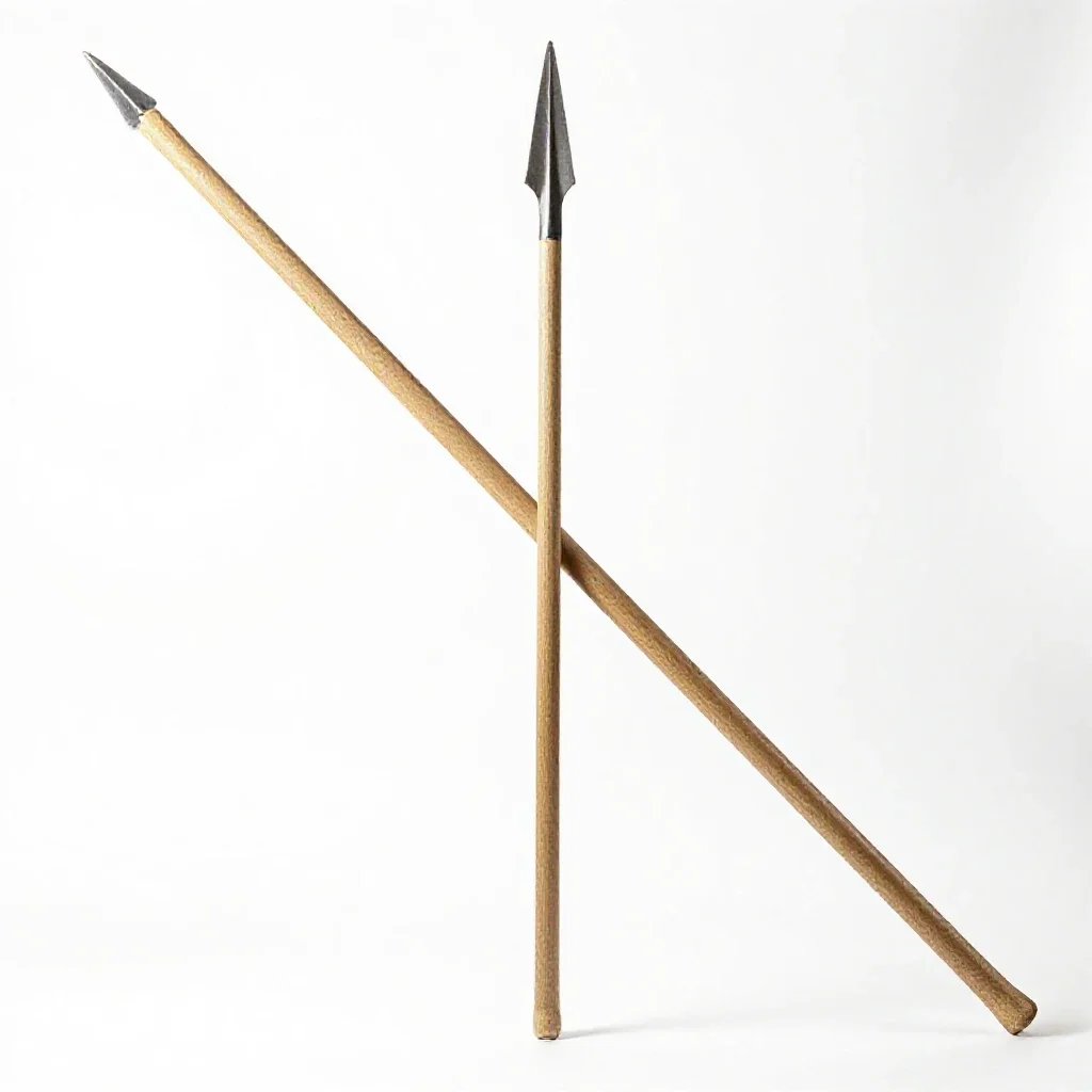 Spear isolated on a white background