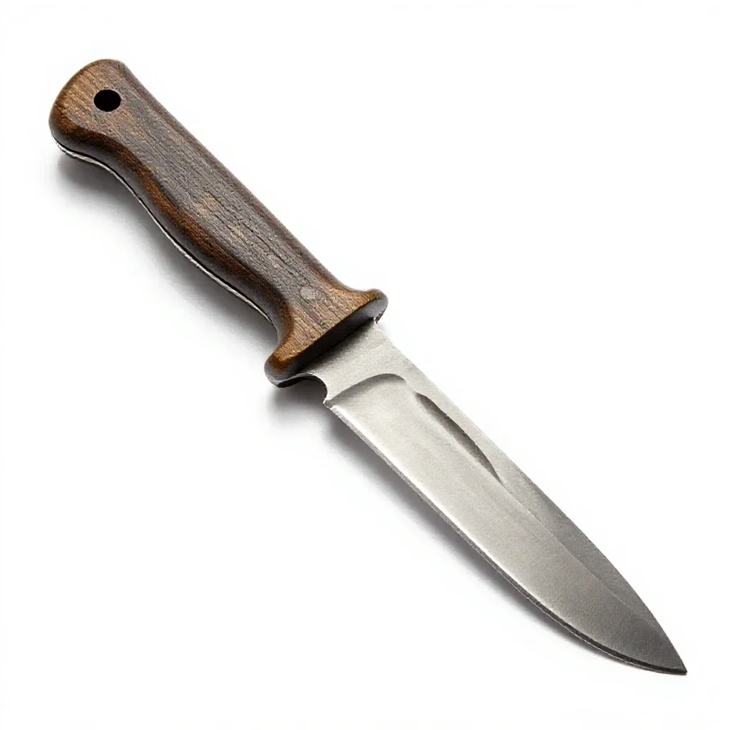 Trench knife isolated on a white background