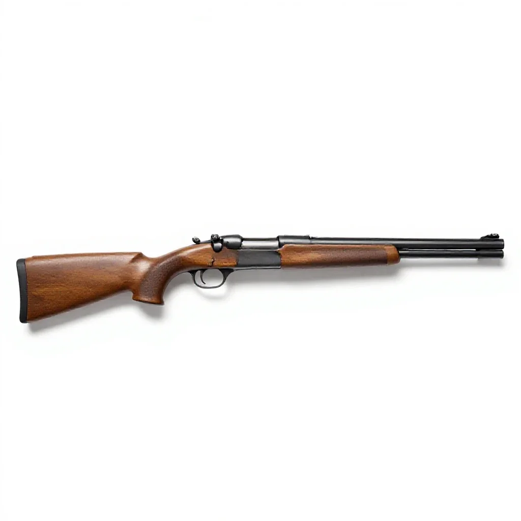 Twenty-two rifle isolated on a white background