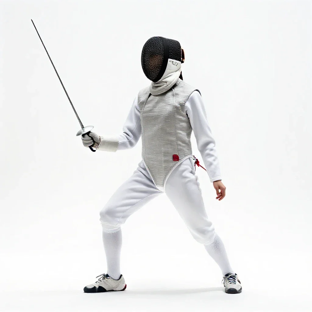 Epee isolated on a white background