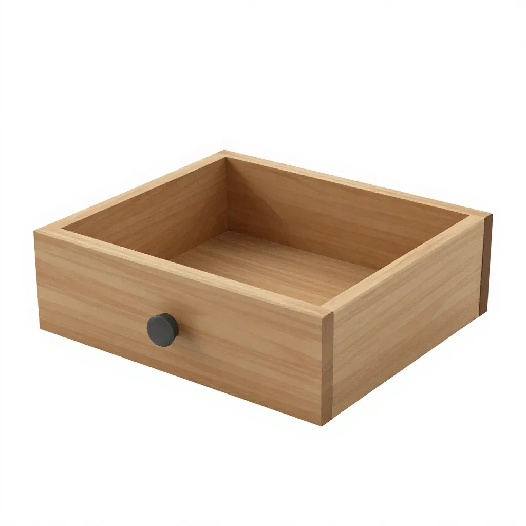 Card catalogue drawer isolated on a white background