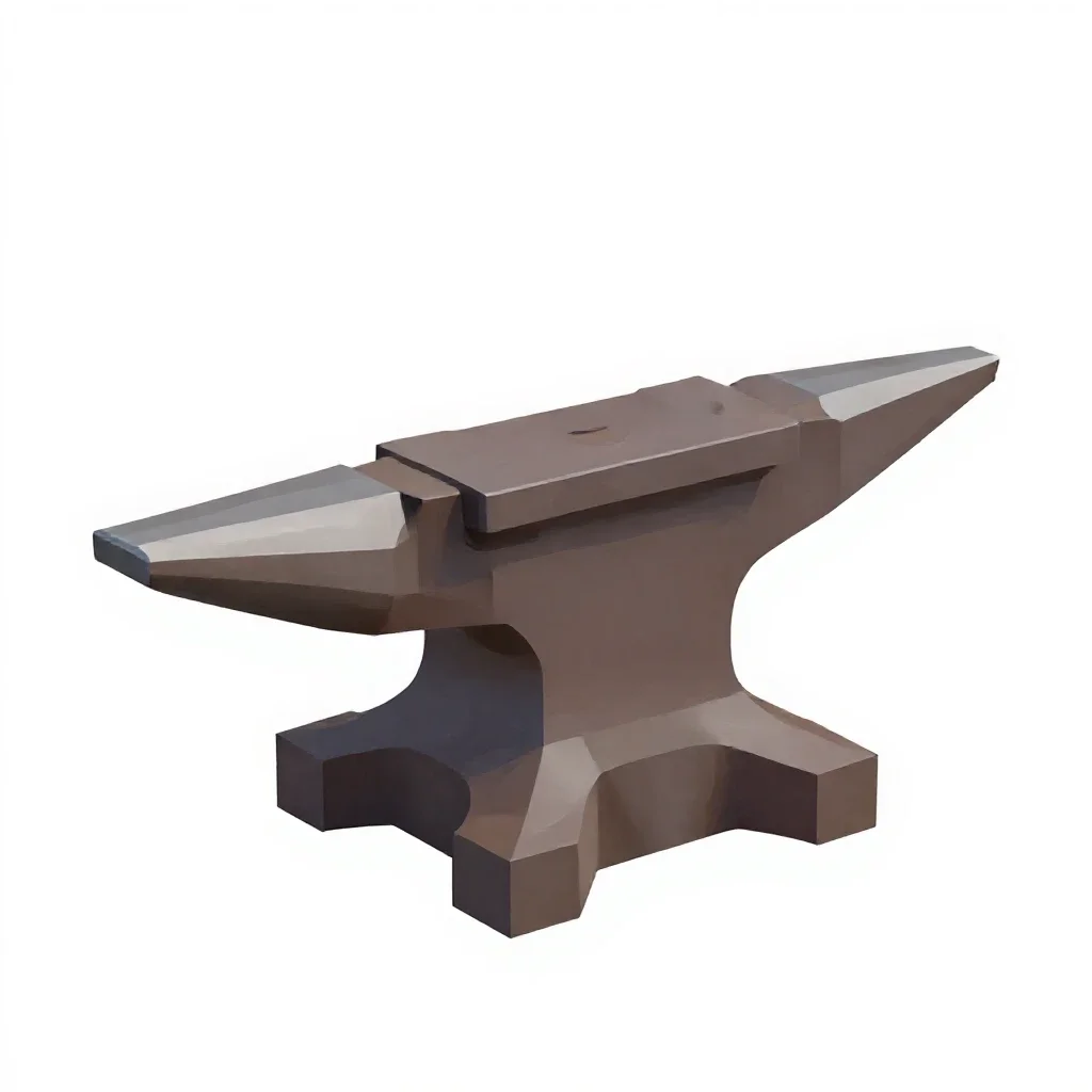 Cobbler's anvil isolated on a white background