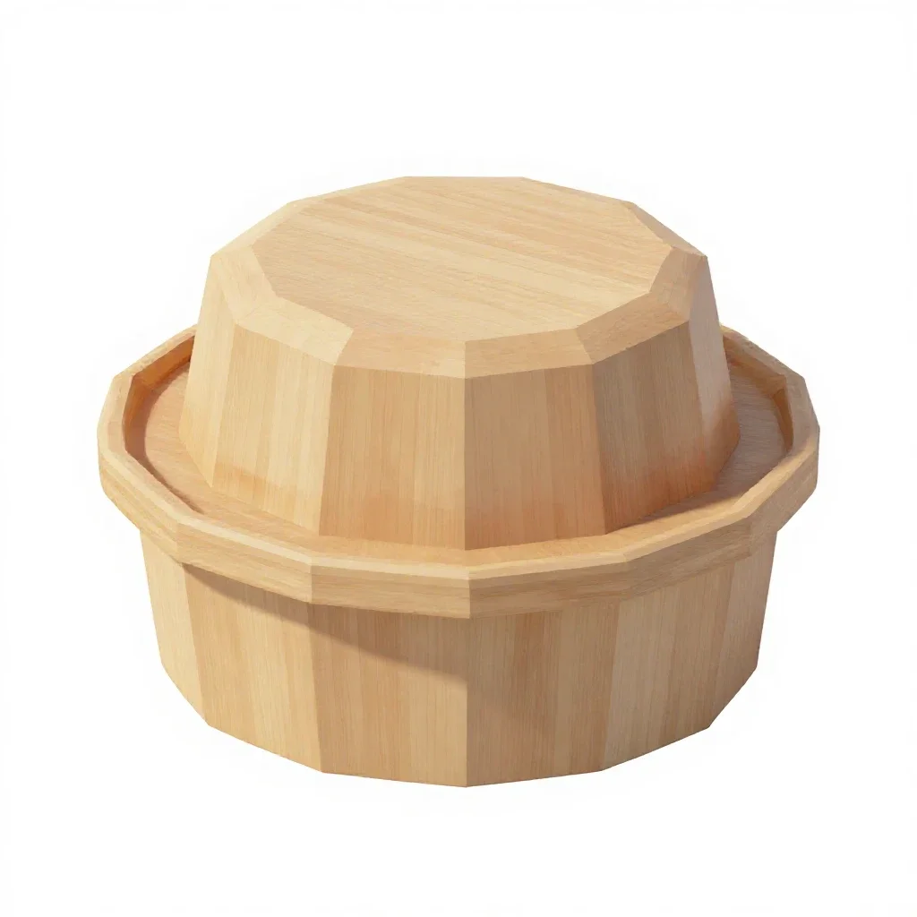Hat box isolated on a white background