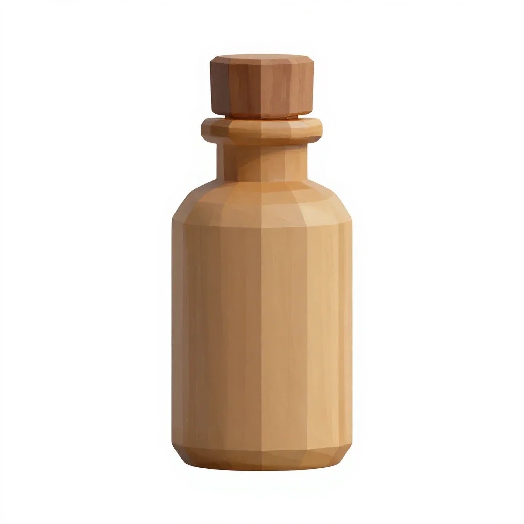 Apothecary bottle set isolated on a white background