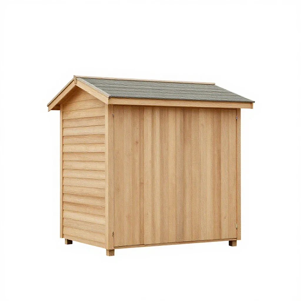 Beach hut isolated on a white background