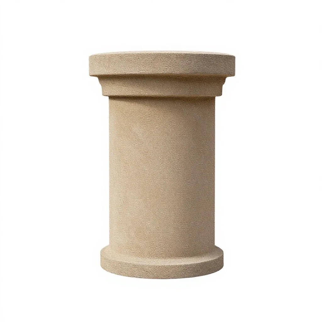 Chimney pot isolated on a white background