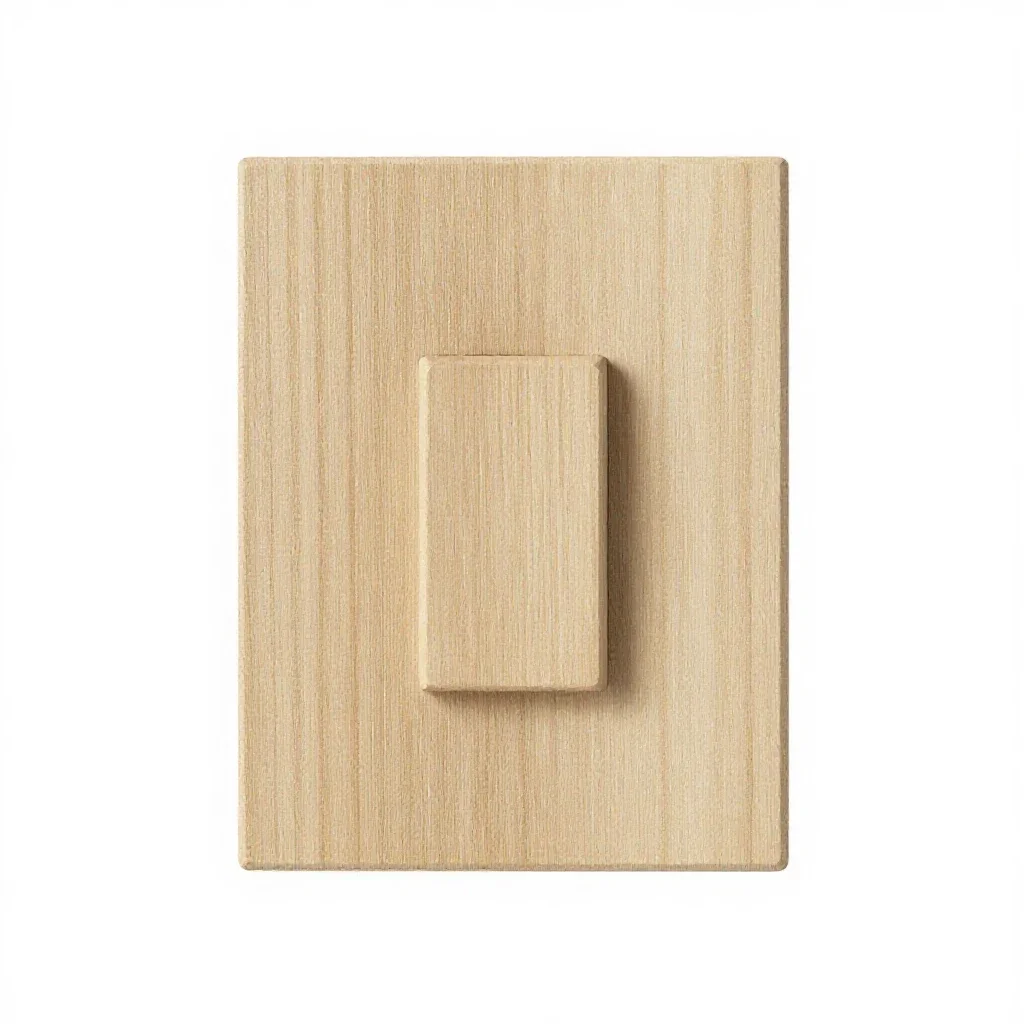 Mortise lock plate isolated on a white background