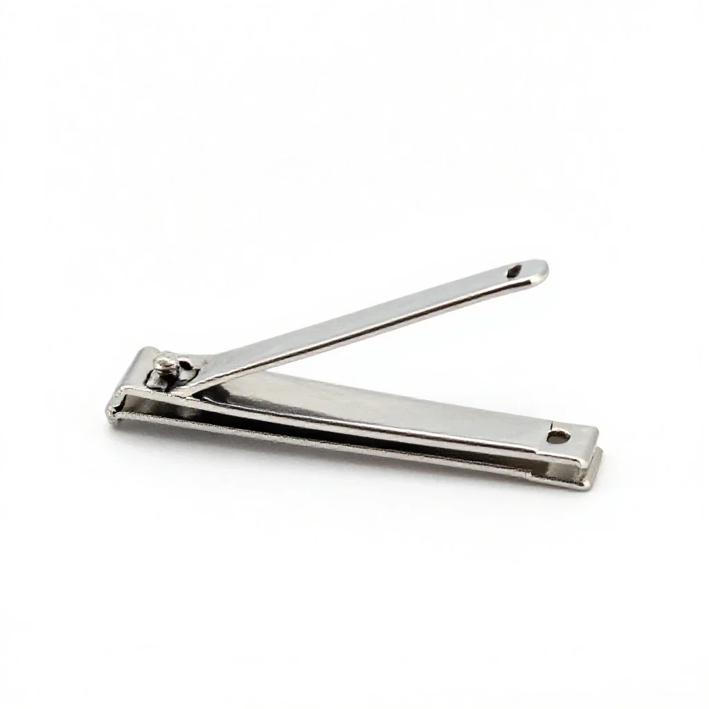 Nail clipper set isolated on a white background