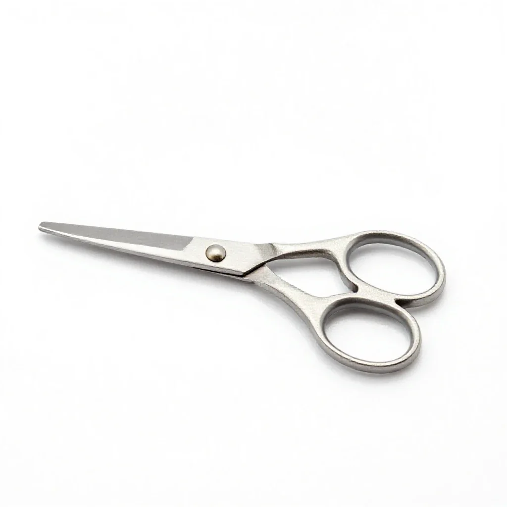 Pair of grooming scissors isolated on a white background