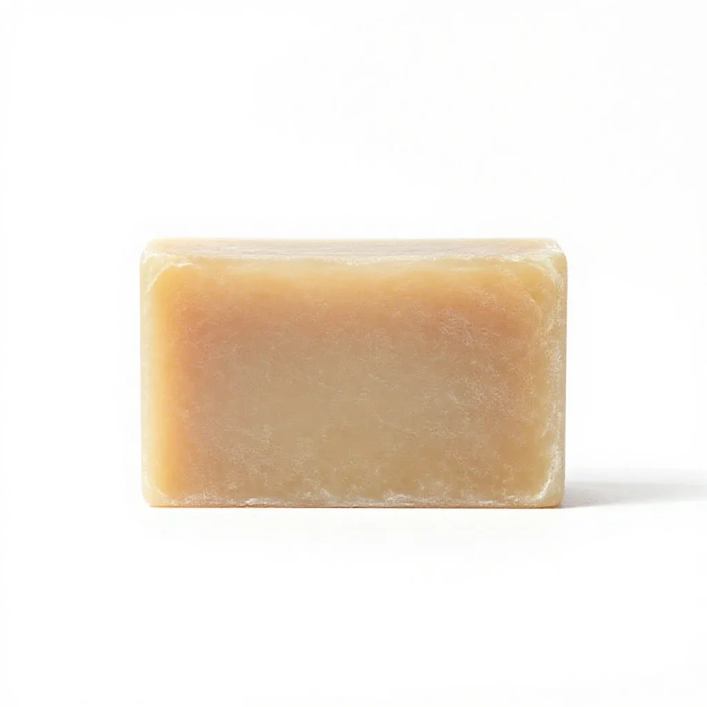 Shampoo bar isolated on a white background