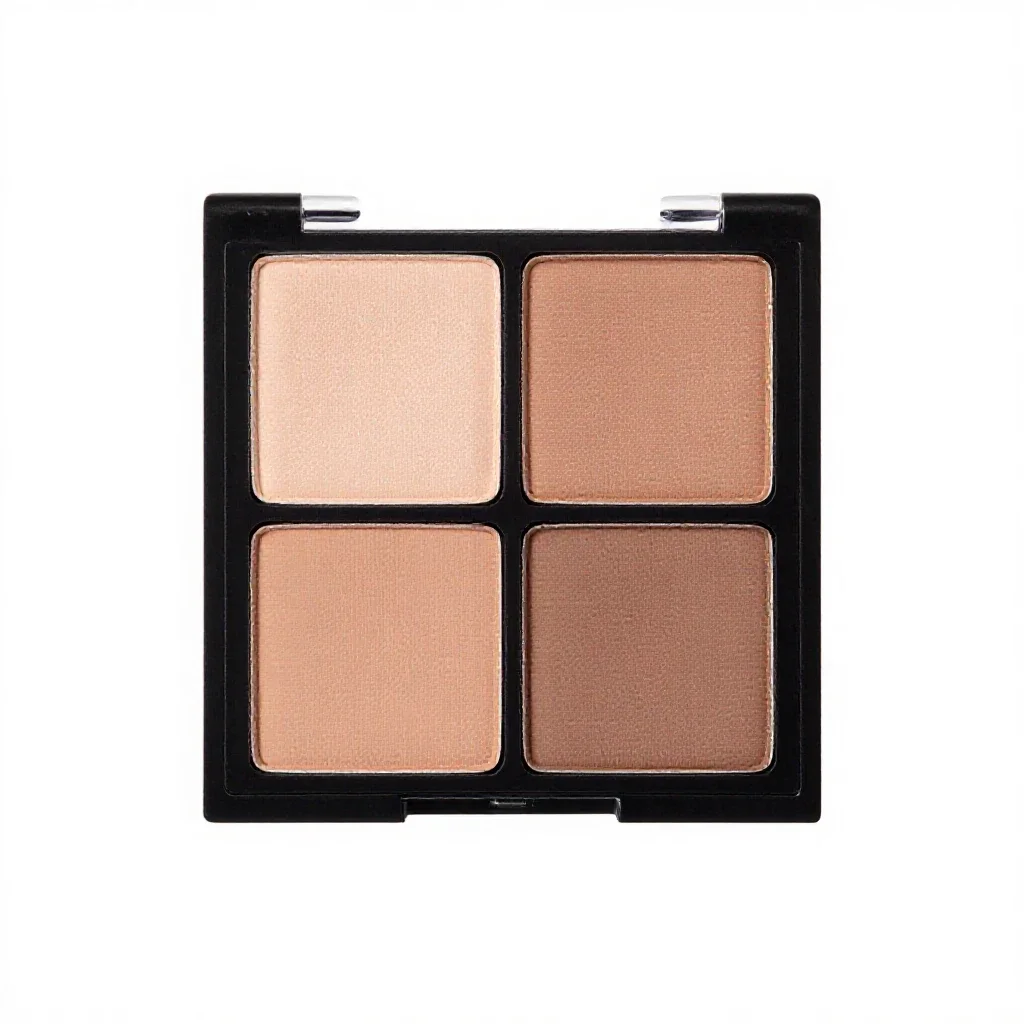 Eyeshadow palette isolated on a white background