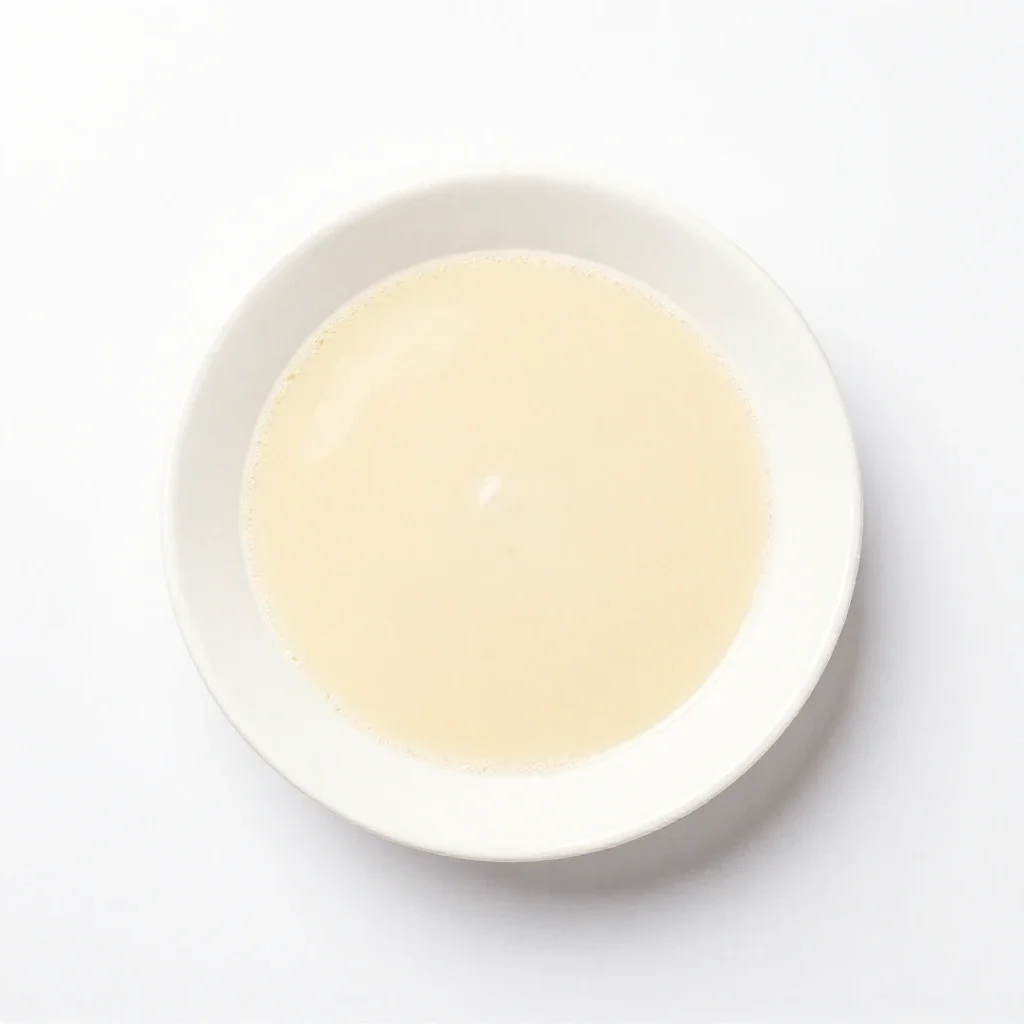 Lassi with cardamom isolated on a white background