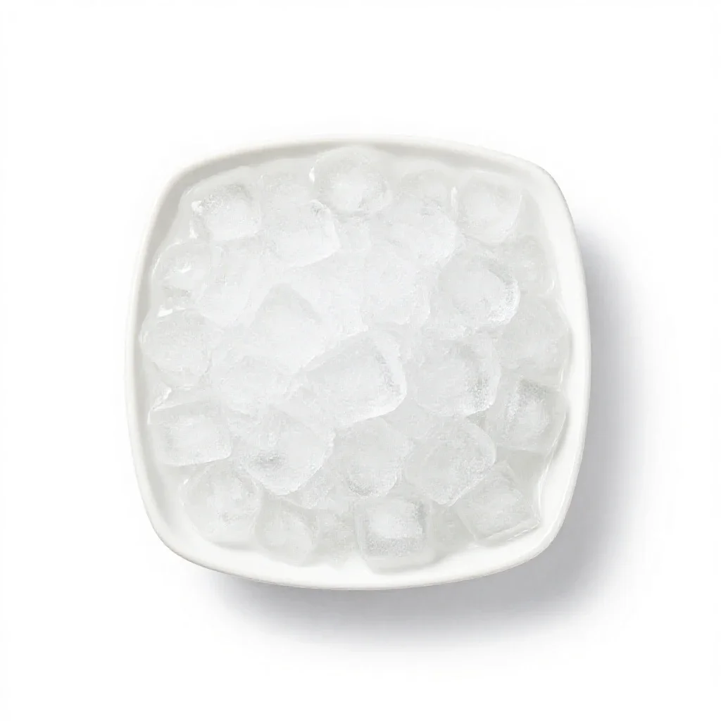 Mojito with crushed ice isolated on a white background