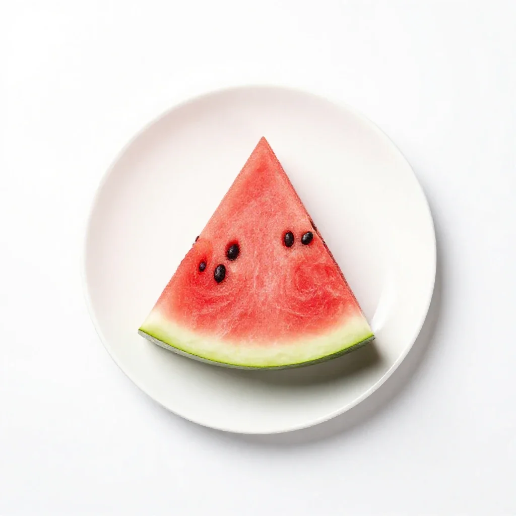 Watermelon agua fresca isolated on a white background