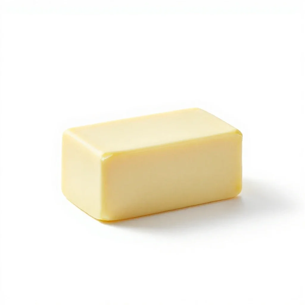 Butter lamp isolated on a white background