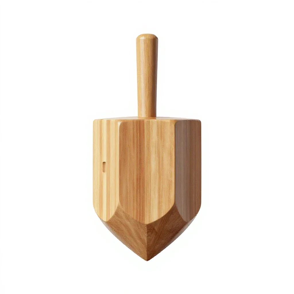 Dreidel isolated on a white background
