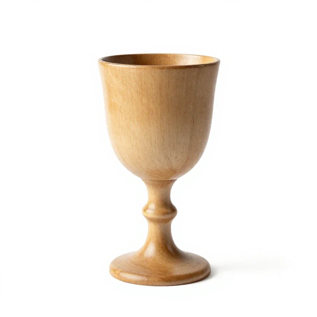 Kiddush cup isolated on a white background