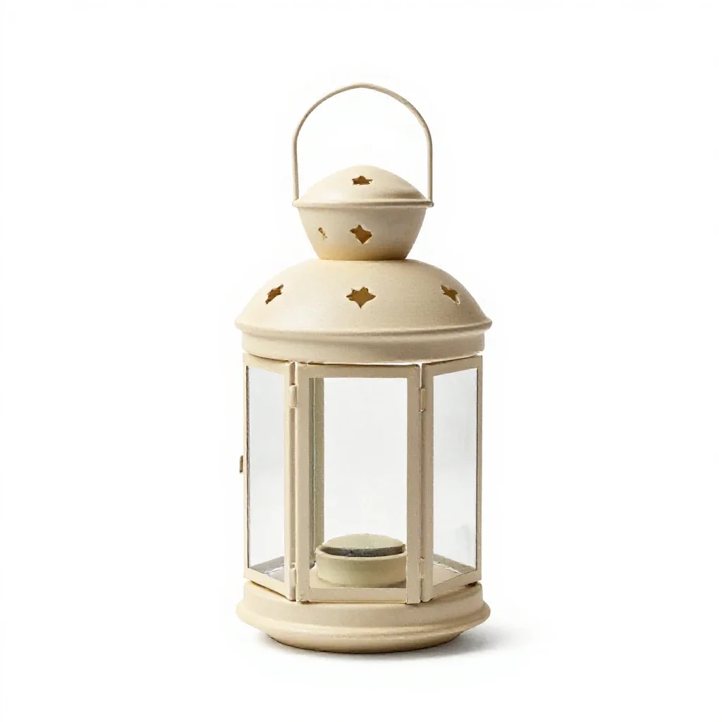 Matariki star lantern isolated on a white background