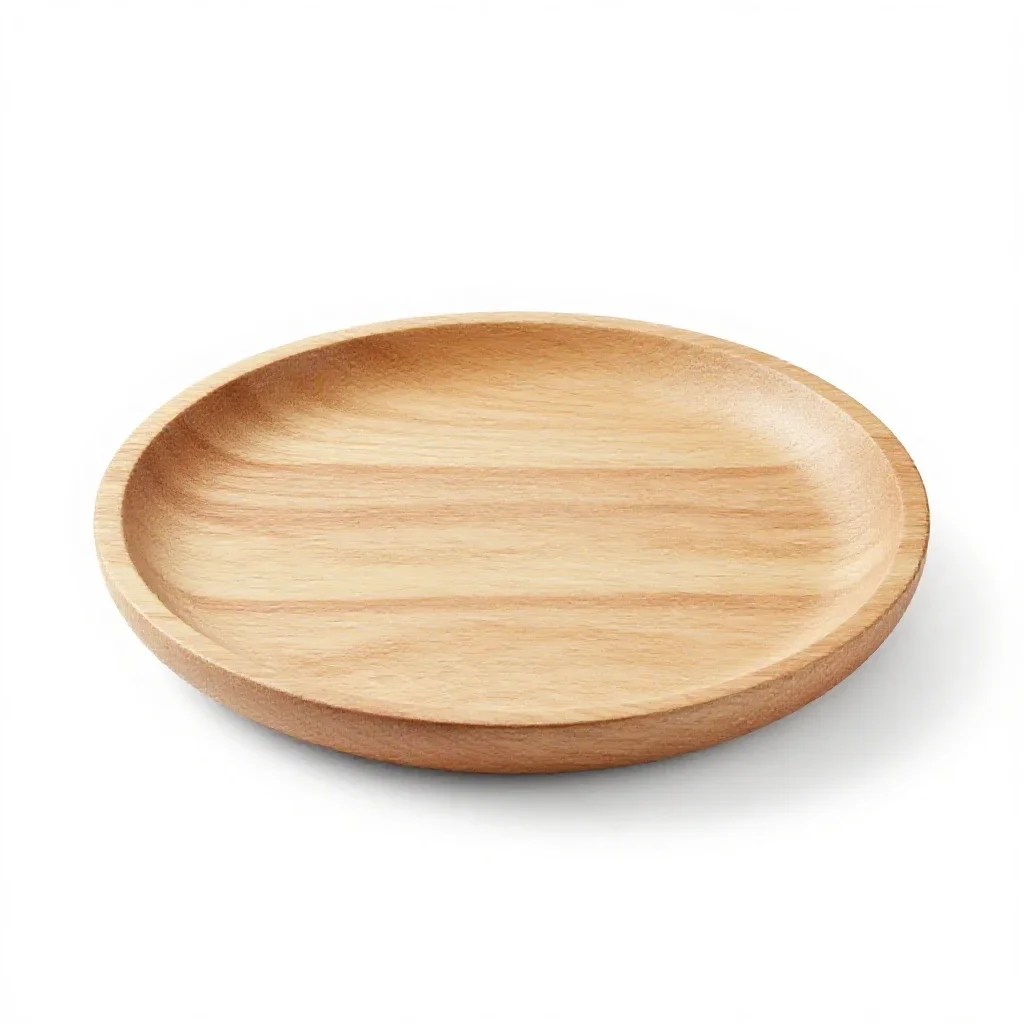 Seder plate isolated on a white background