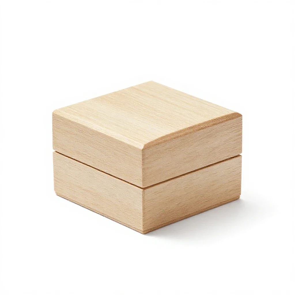 Wedding ring box isolated on a white background