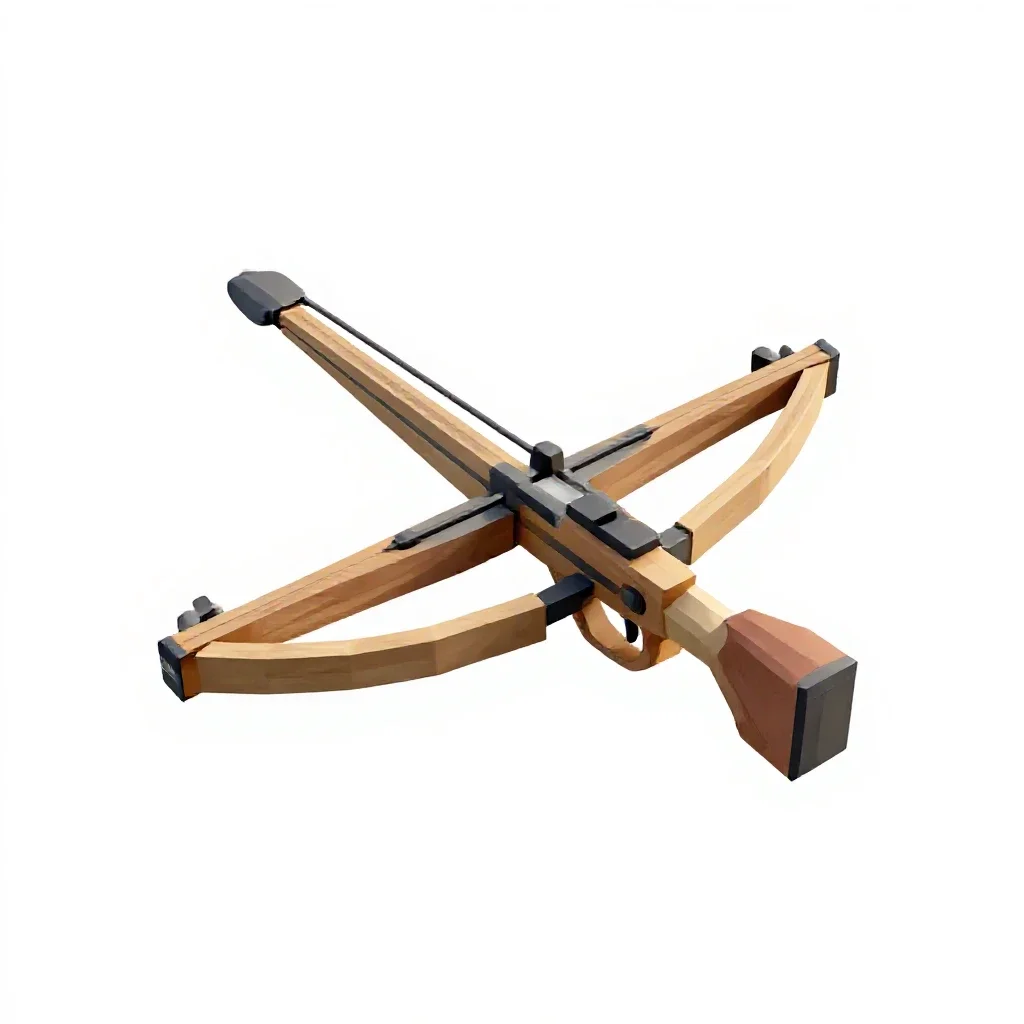 Crossbow isolated on a white background