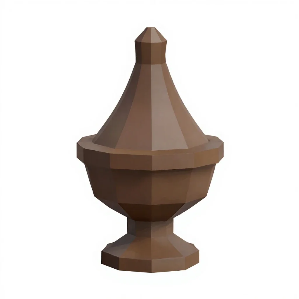Necromancer's censer isolated on a white background