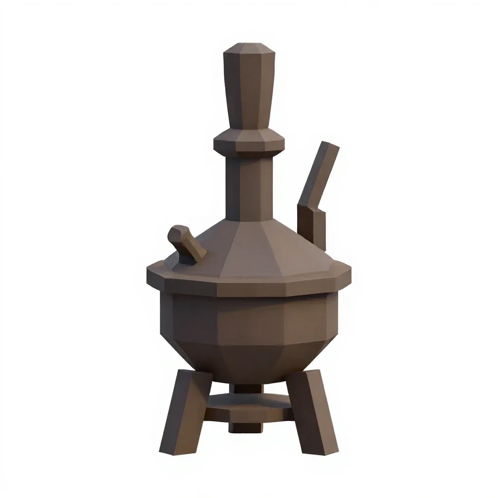 Alchemy still isolated on a white background