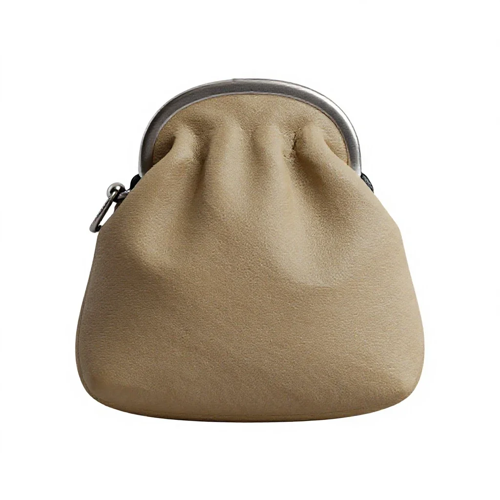 Coin purse isolated on a white background