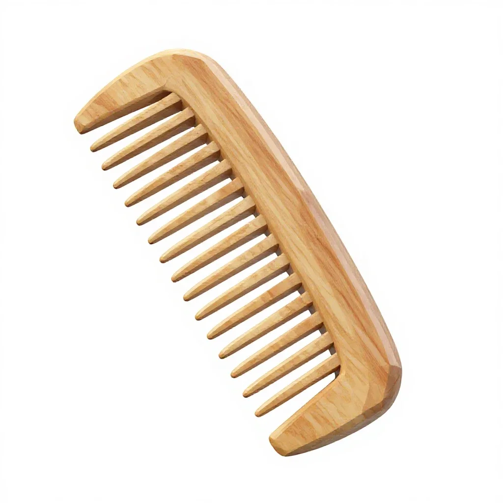 Hair comb isolated on a white background