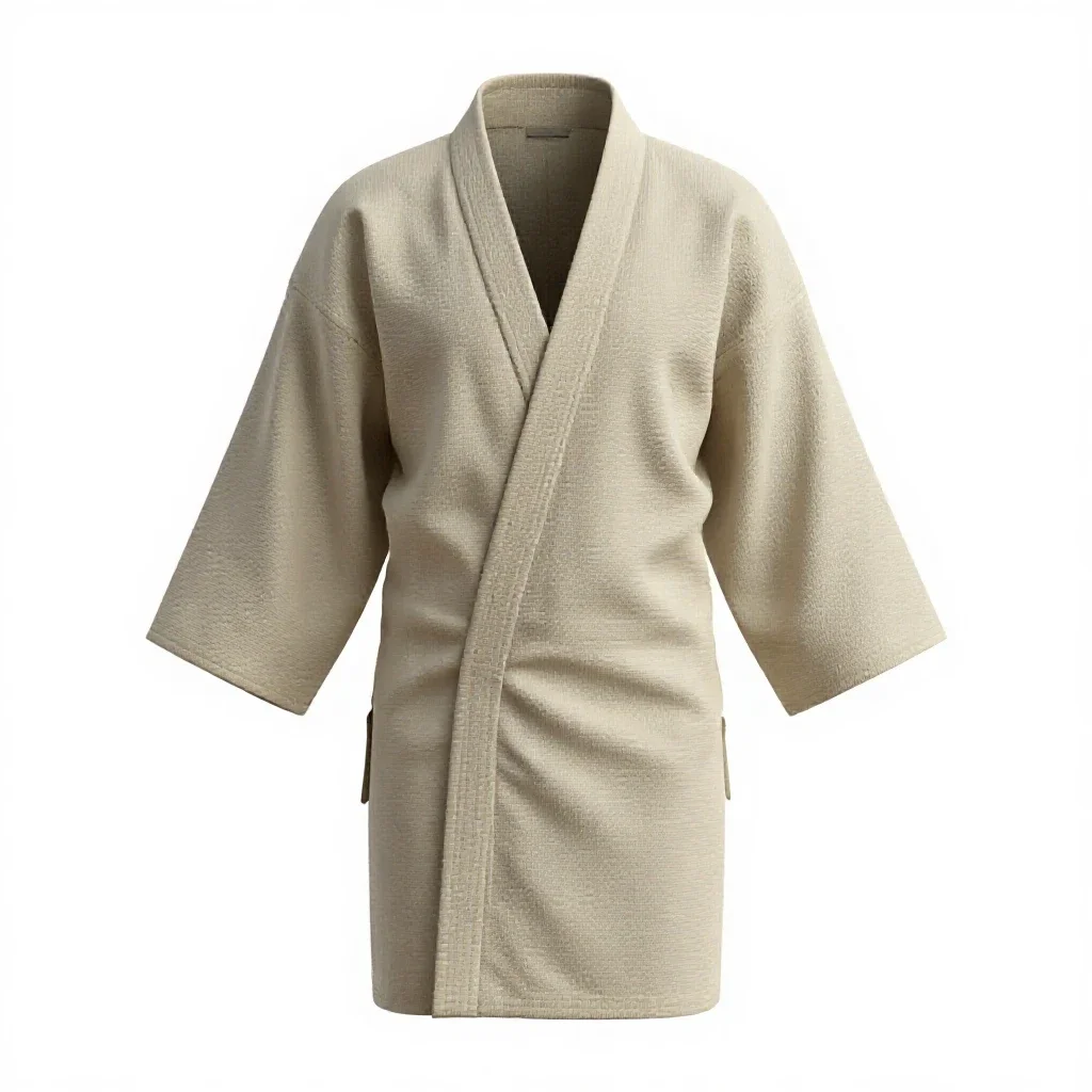 Kimono robe isolated on a white background