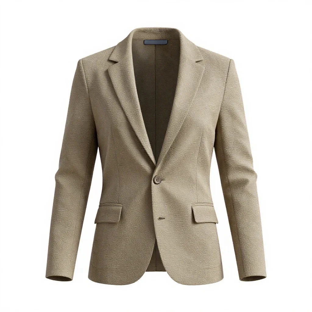 Tailored blazer isolated on a white background