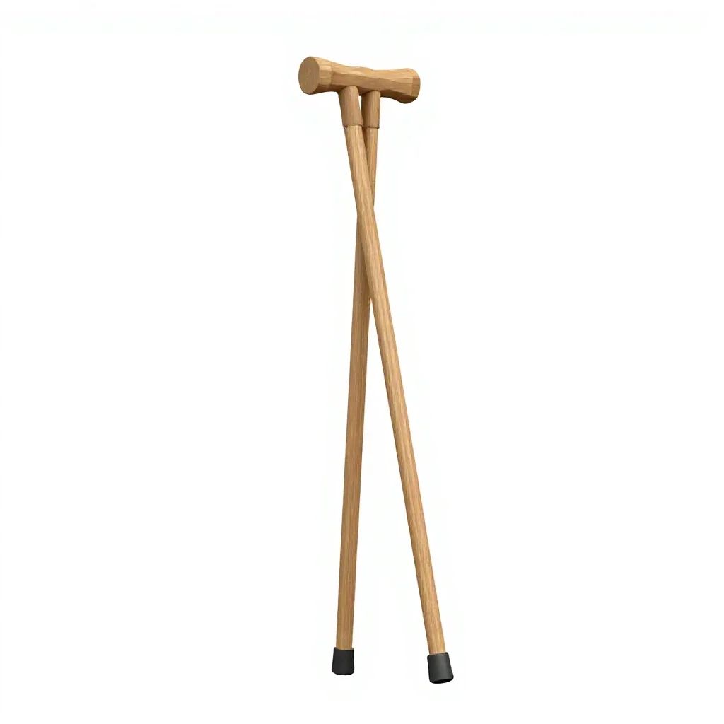 Walking cane isolated on a white background
