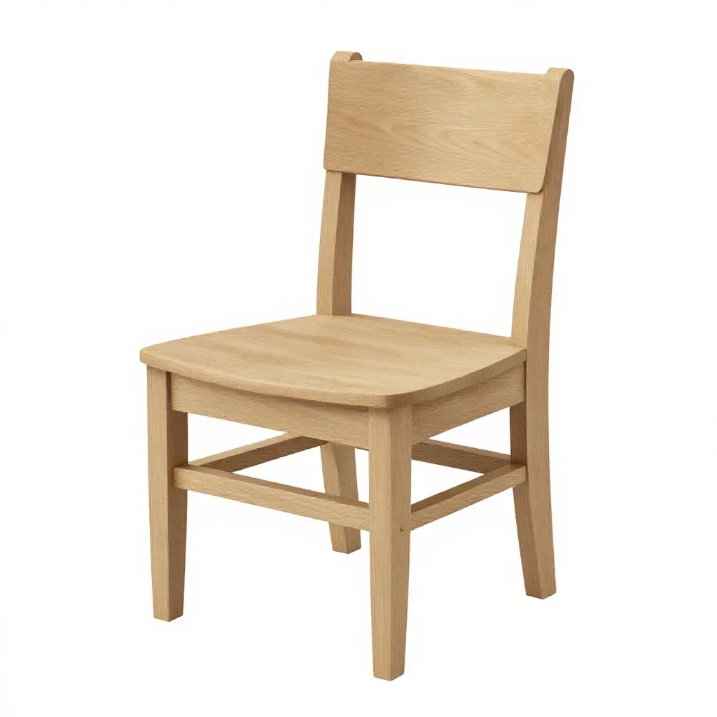 Bentwood bistro chair isolated on a white background