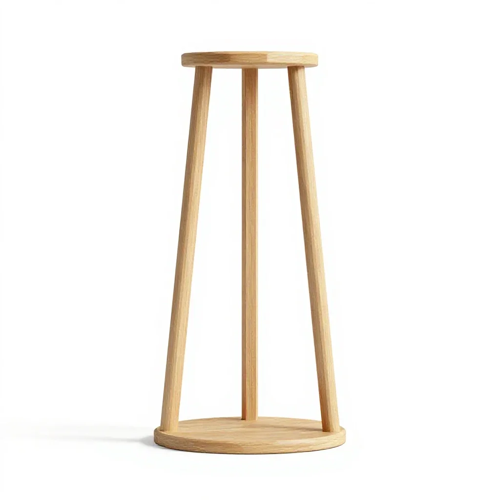 Coat stand isolated on a white background