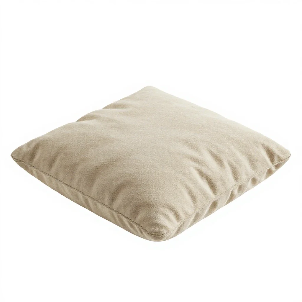 Floor cushion isolated on a white background