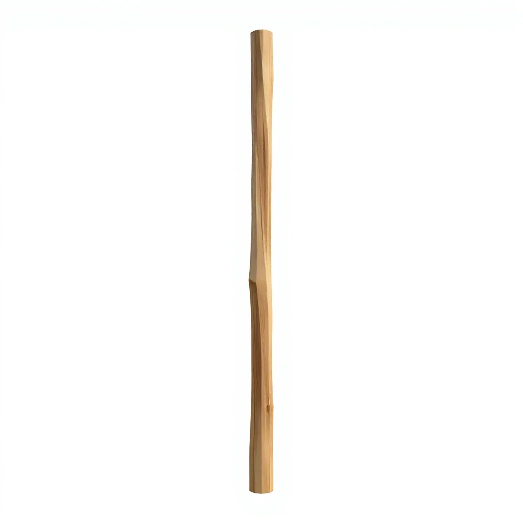Fruit picker pole isolated on a white background