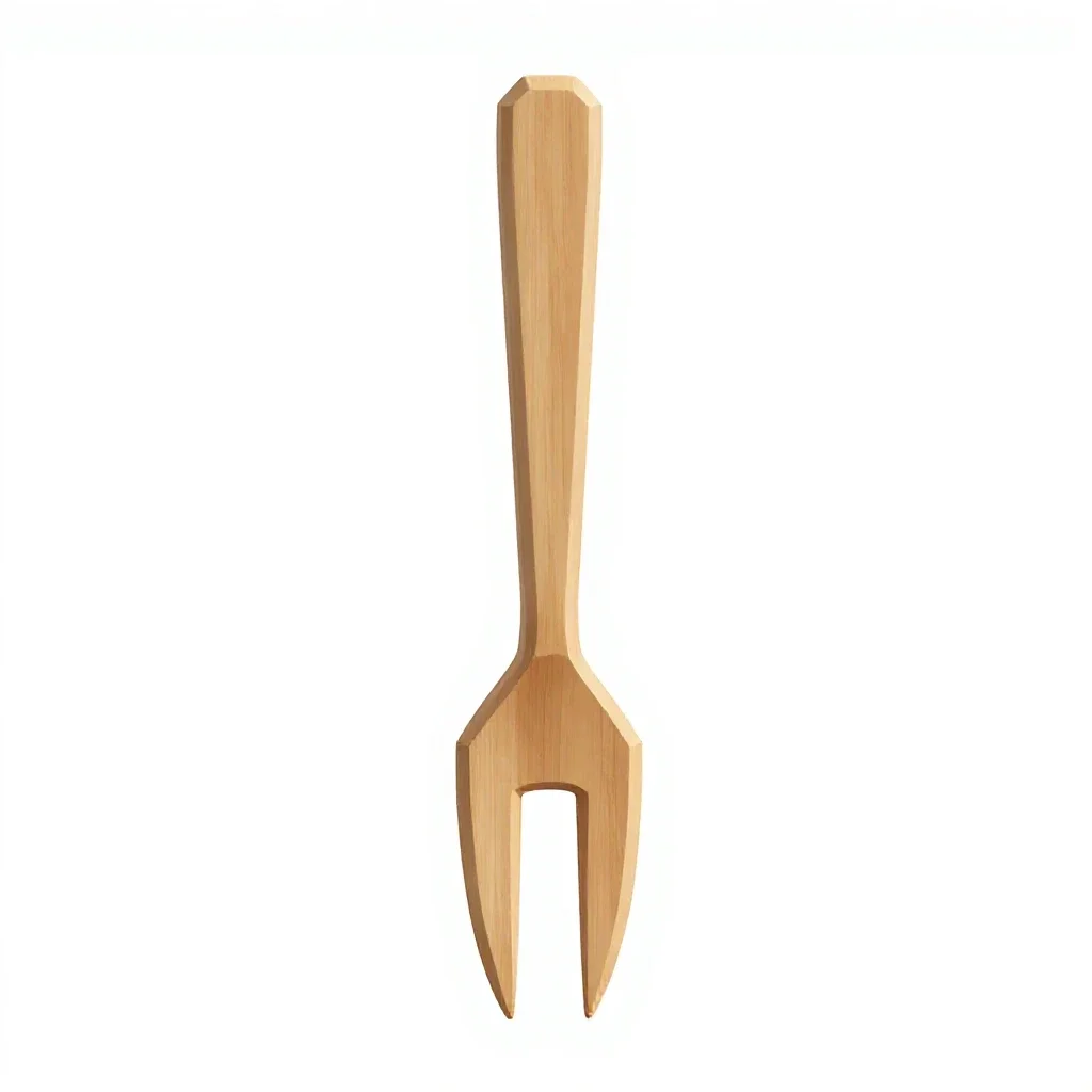 Hand fork isolated on a white background