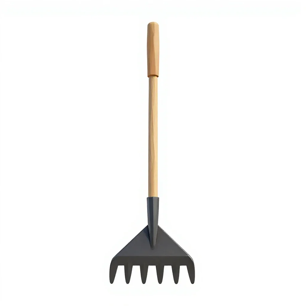 Rake isolated on a white background