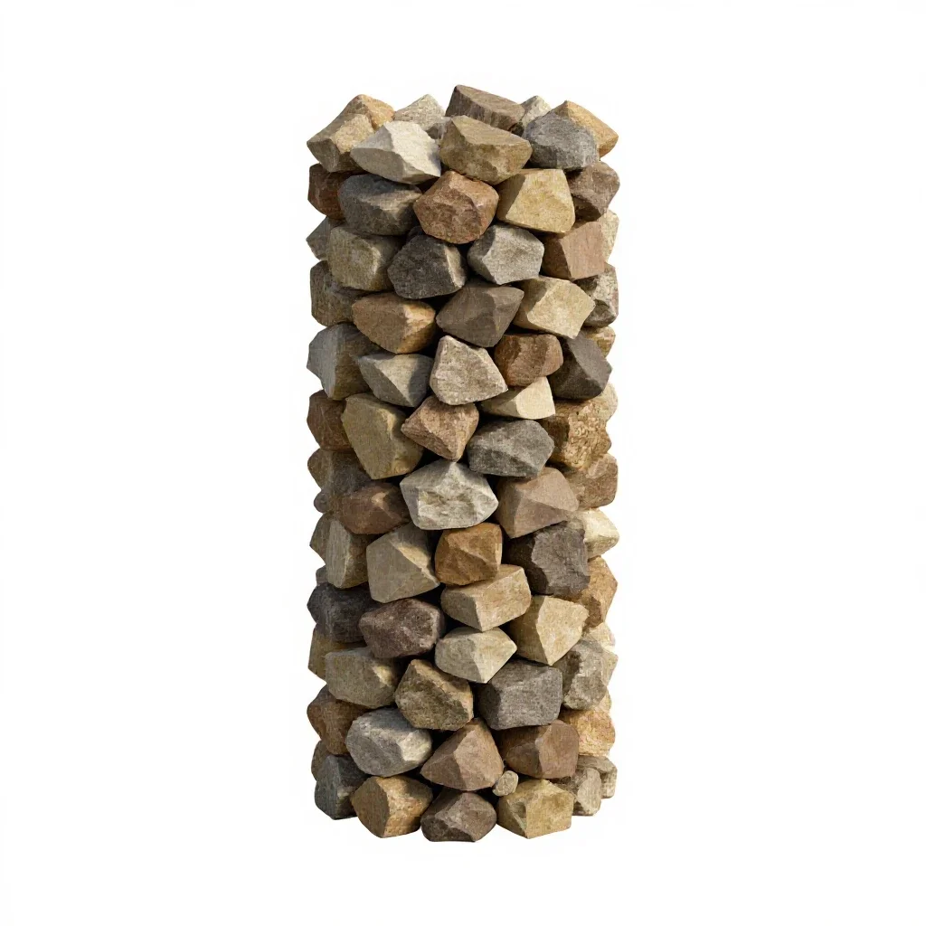 Worm farm tower isolated on a white background