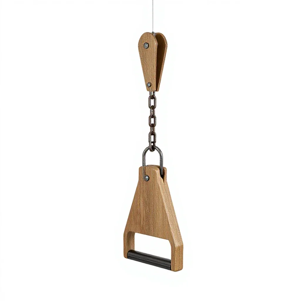 Chain hoist isolated on a white background