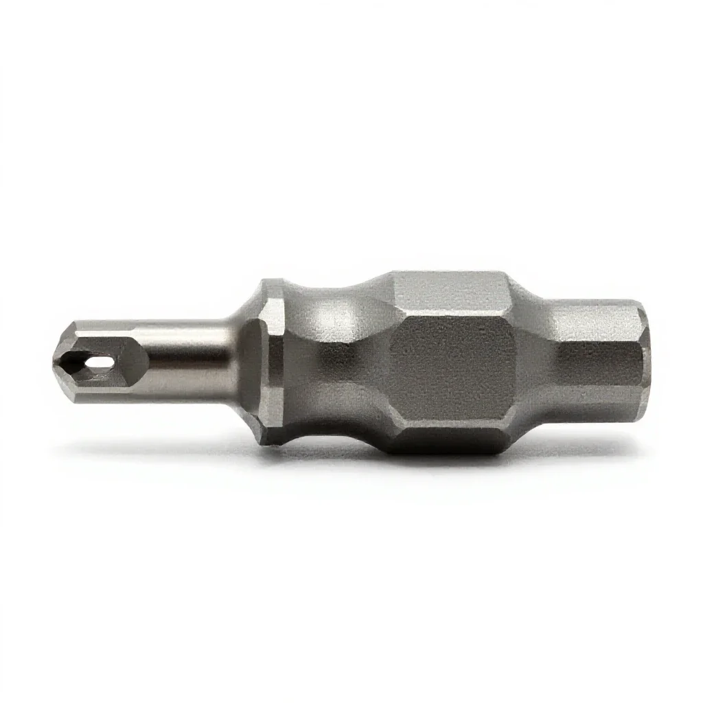 Cnc tool holder isolated on a white background