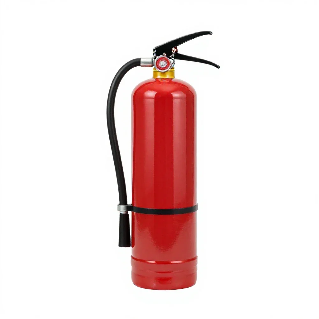 Fire extinguisher isolated on a white background