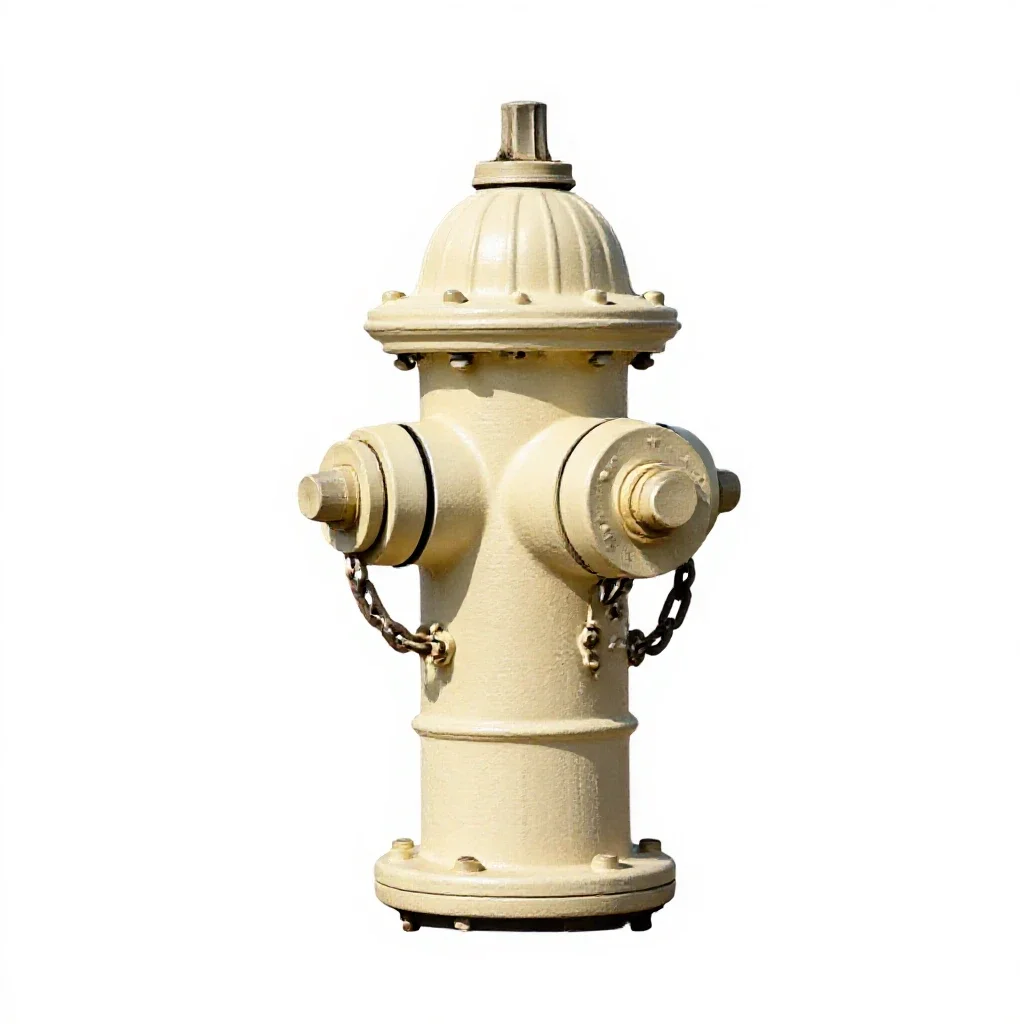 Fire hydrant isolated on a white background