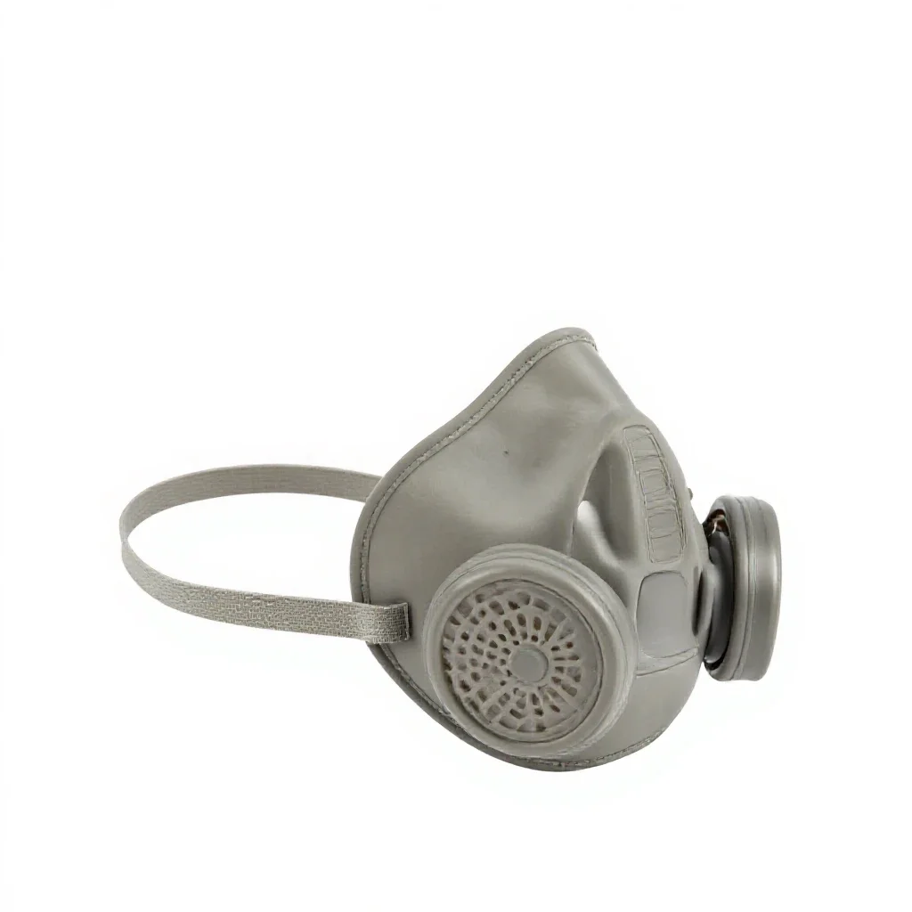 Respirator mask isolated on a white background