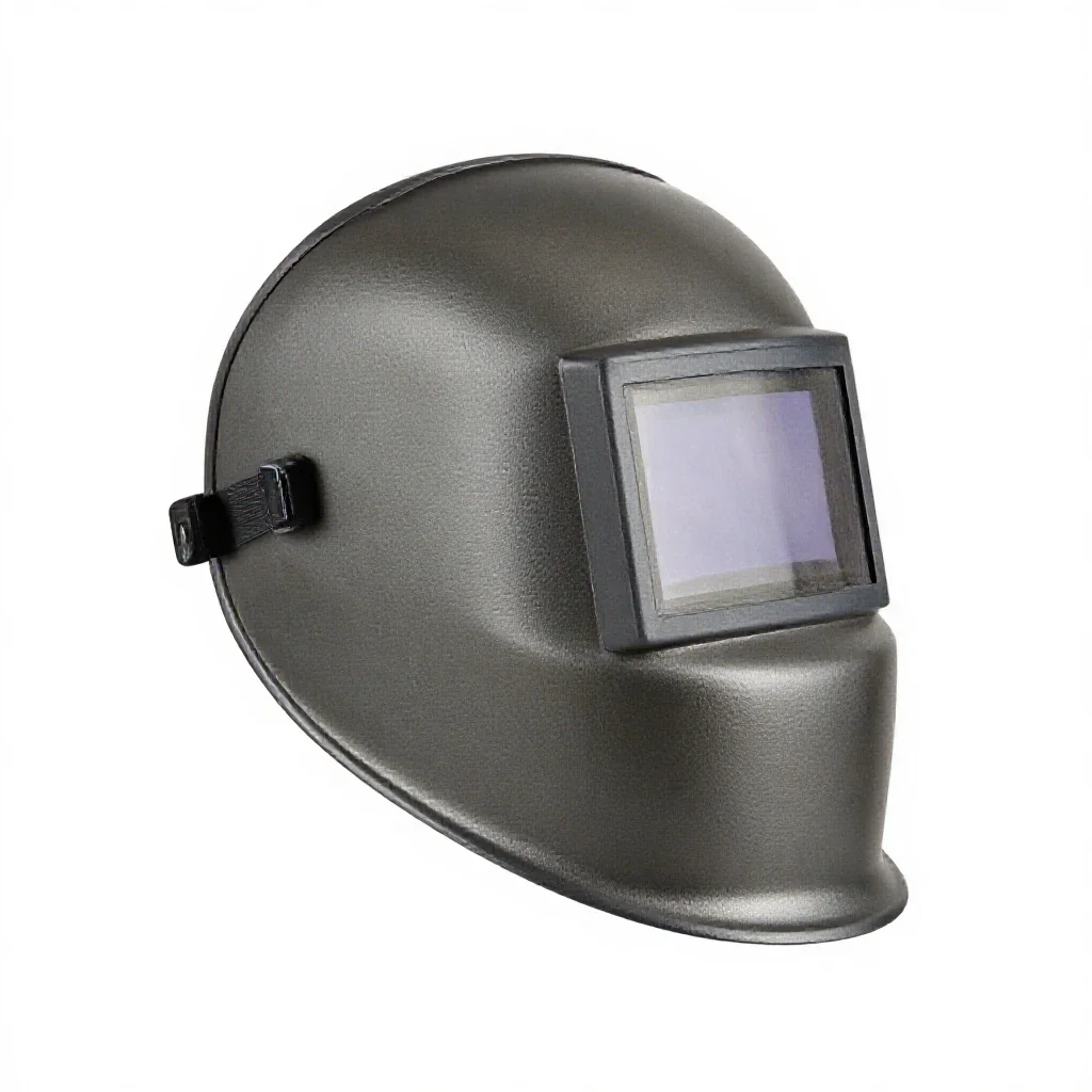 Welding helmet isolated on a white background