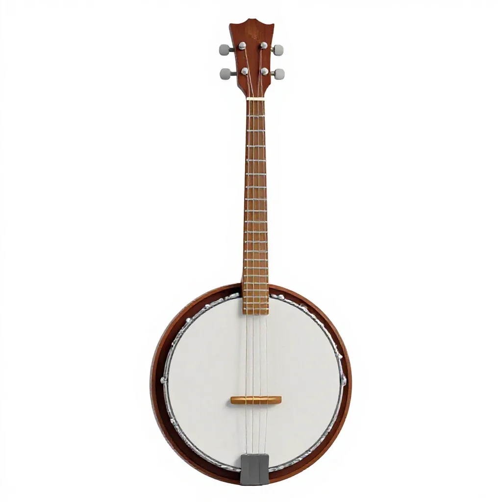 Banjo isolated on a white background